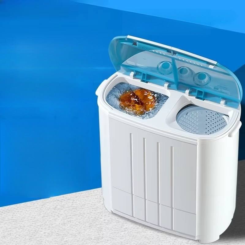 Semi-automatic Large-capacity Household Dual-power Twin-cylinder