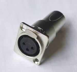 Conector Adaptador NUELEAD 0385 XLR de 3 Pines Macho a Hembra de Alta Calidad para Montaje en Panel, Tipo Soldado, con Transmisión de Audio - Product Image 2