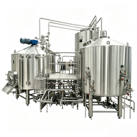 Système de brassage compact et efficace chauffé à la vapeur 5BBL 2V pour brasserie artisanale