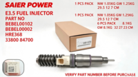 Injecteur de carburant 85013612 85020032 85020090 85020427 pour moteur diesel E3.5 4L
