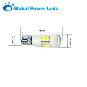 หลอดไฟ LED Globalpowerleds T10 4014 SMD CANBUS สำหรับไฟเลี้ยว 12-16VDC -40C ถึง +80C สำหรับรถยนต์ - Product Image 4
