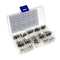 Fusible de Tubo de Vidrio de Soplado Rápido, Kit de Fusibles de Acción Rápida, 6x30mm, 250V, 0.5A, 1A, 2A, 3A, 5A, 8A, 10A, 15A, 20A, 30A, 72 Unidades