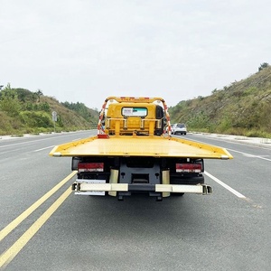 En stock, nouveau camion de dépannage à plateau plat diesel manuel JAC à 6 roues pour le déplacement de véhicules endommagés et la gestion des incidents routiers - Product Image 5