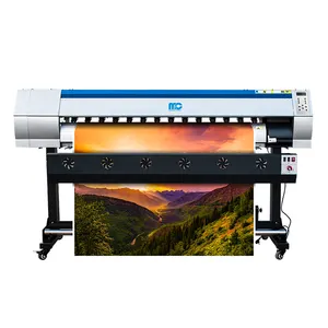 Geschokt Prijs Eco Solvent Inkjet Printer Vinyl Printer Digitale 1.6M 5 Voeten Inkjet Printer