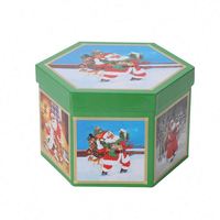 Ornements d'arbre de Noël, boule de Noël en papier, impression multi-motifs, décoration