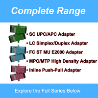ZIFONIC Premium SC UPC Fiber Optic Adapter for FTTH Use with SC/UPC Connectors and Optical Fiber Patch Cord
