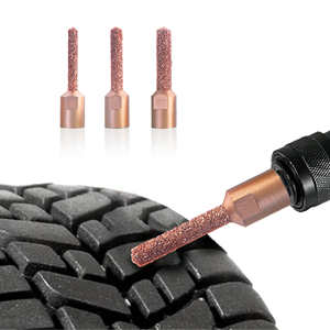 طقم إصلاح الإطارات الكروية للأنف 8 ،/10 ، 12 ، أدوات إصلاح إطارات كربيد التنغستن للسيارات - Product Image 1