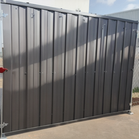 Australische stalen poedercoating geprofileerde Colorbond tuinhekwerk metalen hekpanelen Colorbond hekwerk