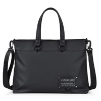 Le plus récent porte-documents à la mode hommes pochette pour ordinateur portable sac à bandoulière étanche étui numérique imprimé Logo sac cadeau pour les entreprises