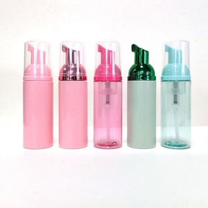 50ml 60ml <b>Empty</b> Facial Foaming Pink God <b>Plastic</b> Lash Shampoo <b>Bottles</b> Eyelash Extension Soap Foam Pump Cleanser Set Foam <b>Bottle</b> - Product Image 2