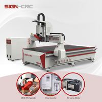 Máquina CNC Router para Madera 2026, la Más Vendida, con ATC, Husillo HQD de 9kw, Grabado 3D, Máquinas para Trabajar la Madera, Router CNC para Madera 4*8 pies