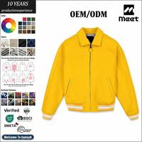 Blouson Bomber Personnalisé en Peau de Mouton Lourde 320g avec Logo Brodé sur le Devant, Manches Raglan et Bordures Côtelées, Coupe Oversize Style Urbain