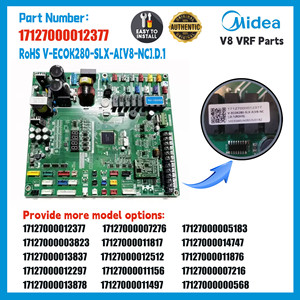 แผงควบคุมหลักภายนอก V8 Midea ECOK280-SLX-A 17127000012377 V-ชิ้นส่วนอะไหล่เครื่องปรับอากาศ PCB HVAC - Product Image 2