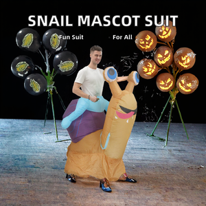 <span class=keywords><strong>Disfraz</strong></span> <span class=keywords><strong>de</strong></span> Mascota Inflable <span class=keywords><strong>de</strong></span> Caracol Grumpy para Adultos, Talla Única, <span class=keywords><strong>de</strong></span> Poliéster Resistente, Diseño Personalizable para Halloween - Product Image 2