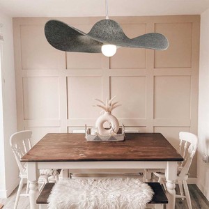 All'ingrosso Design popolare grande forma di <span class=keywords><strong>cappello</strong></span> <span class=keywords><strong>lampadario</strong></span> bianco caldo <span class=keywords><strong>per</strong></span> hotel paralumi a soffitto medio - Product Image 5