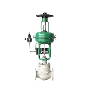Vanne de régulation pneumatique à manchon Szspsk Zjhm 16C avec positionneur pour le contrôle de la vapeur de chaudière - Product Image 1