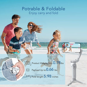 L7c Pro Gimbal Ổn Định 3-Trục Không Dây Bluetooth Điện Thoại Selfie Stick Gimbal Ổn Định Cho iPhone Vlogging <span class=keywords><strong>Youtube</strong></span> Chụp - Product Image 5