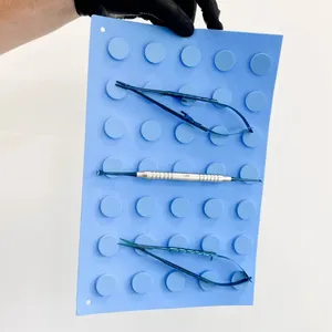 Silikon-Magnetmatte 12 × 16 Zoll blau flexibel und rutschfest wiederverwendbar und Autoklave