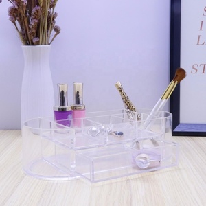 Amazon Supplier Clear Hair Accessories Acrylic Cosmetic Makeup Cube Organizer - Product Image 2