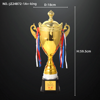 60cm Large Europe Crown Top Cap Trophy Award Fabricant Logo personnalisé et Design Swimming Racing Sport Trophy Awards