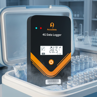 Tarjeta SIM Industrial 4G, Rastreador de Cadena de Frío, Registrador de Datos Inalámbrico para Transporte de Medicamentos y Vacunas