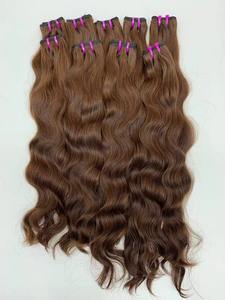 Precio económico sin procesar Virgen Natural recto indio Remy cabello suave vietnamita crudo cutícula alineada vendedores de cabello humano para - Product Image 3