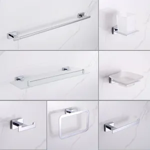 Juego de accesorios de decoración dorados para baño, 4 piezas de hardware sanitario montado en la pared, ducha de hotel, baño dorado