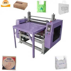 Pizza Carton Box Offset Printer Machinery 4 Colour Small Plastic Mylar Non Woven Coffee Bags Printing Machine