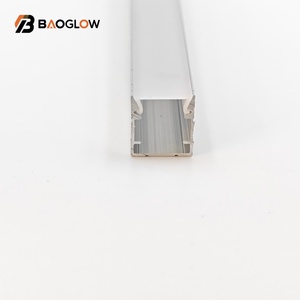 Profilé en aluminium anodisé 10x10 de 10 mm de large pour bande LED, avec canal pour cornet LED, vis personnalisable – Prix usine - Product Image 3