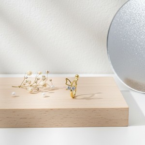 Clip de <span class=keywords><strong>nez</strong></span> / Piercing de <span class=keywords><strong>nez</strong></span> en acier inoxydable 316L HGC, série papillon creux, motif zircon cubique, bijoux de piercing - Product Image 3