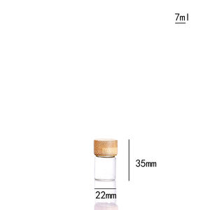Vente en gros de bouteilles en verre borosilicate 50ml 90ml 120ml 150ml au design tubulaire avec bouchon à vis en argent - Product Image 3