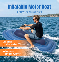 Bateau à moteur électrique gonflable flottant pour enfants, parc d'attractions aquatique
