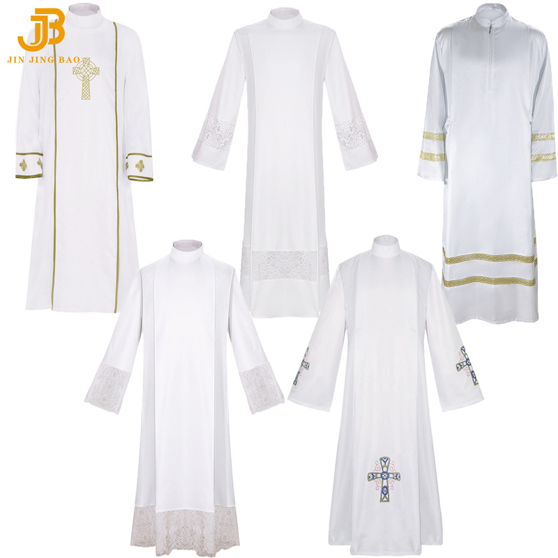 Church Medieval White Tunic Prayer Robe