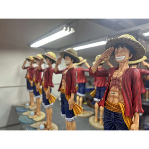 Disponibile Statua in Resina di Alta Qualità, Personaggio Anime <span class=keywords><strong>One</strong></span> <span class=keywords><strong>Piece</strong></span>, Figura di Luffy a Grandezza Naturale 1/2, Scultura Anime per Decorazione - Product Image 4