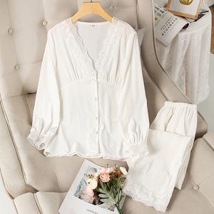 Robe de nuit confortable pour femme avec dentelle et ruban – Idéale pour la maison et le repos – <span class=keywords><strong>Sexy</strong></span> - Product Image 4