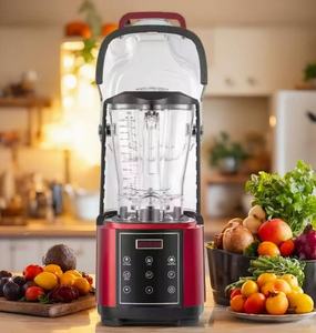 Licuadora Comercial de Alta Resistencia 8003FA de 1500W y 2L con Motor de Cobre Puro, para Hacer Smoothies y Jugos, Cubierta Insonorizante, <span class=keywords><strong>5</strong></span>+ Velocidades - Product Image 3