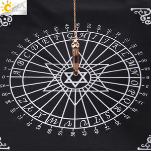 CSJA Wholesale Esoteric Reiki Healing Wicca Spiritual Pendant Pendule Metal Shuttle Pendules for Dowsing Divination H163 - Product Image 5