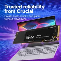 قرص صلب داخلي Crucial P310 2280 PCIe Gen4 3D NAND NVMe M.2 بسعة 1 تيرابايت للحاسوب المحمول بسرعة قراءة 7100 ميجابايت/ثانية