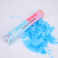 Festivals Safe Party Confettis Cannon Popper Fécule de maïs Bombe Couleur Blaster Bébé Sexe Révéler rose Saint Holi Poudre