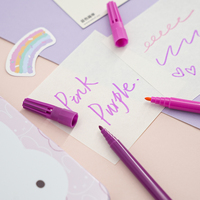 Ensemble de stylos pinceaux à pointe fine multi-usages pour aquarelle, marqueurs artistiques colorés pour le dessin et la peinture