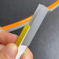 Accessoires de fixation de lumière au néon à Led flexibles Clips de montage en aluminium Flex Neon Strip Install Bracket Fixing Buckles