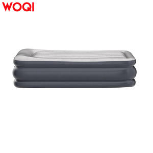 Matelas gonflable Woqi 190x99x31cm avec pompe intégrée, imperméable, gris, rectangulaire, pour le camping, utilisation intérieure et extérieure - Product Image 2