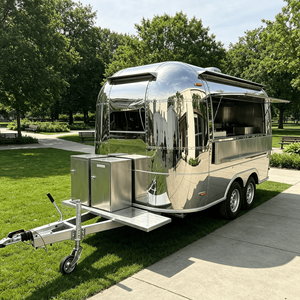 Outdoor Coffee Cart Commercial Coffee Cart Coffee Bar Cart Coffee Shop Truck Food Truck With Full Kitchen - Product Image 6