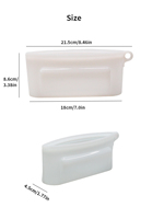 Simple esthétique grande capacité Silicone étuis à crayons étudiant Portable papeterie sac produits de bureau organisateur de bureau