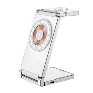 2025 Offre Spéciale pliable rapide 15W 3 en 1 <span class=keywords><strong>support</strong></span> de <span class=keywords><strong>chargeur</strong></span> sans fil pour Iphone 11 12 13 14 Pro Max <span class=keywords><strong>Samsung</strong></span> Station de charge - Product Image 3