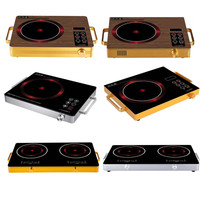 Cuisinière électrique en céramique intégrée dans la table prix bon marché OEM ODM 220V cuisinière volcanique avec four