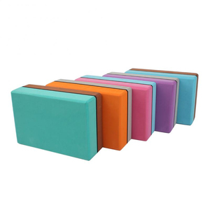 SHENGDE bloque de <span class=keywords><strong>Yoga</strong></span> de Pilates de espuma ecológico de alta calidad personalizado ladrillo de densidad densa de doble Color con impresión de logotipo personalizado - Product Image 4