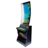 Machine de jeu d'adresse américaine avec écran incurvé de 43 pouces et armoires métalliques, conçue pour les salles d'arcade et les bars