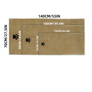 Wholesale Custom Soft Absorbent Lint-Free <strong>Microfiber</strong> Dog Paw <strong>Bath</strong> <strong>Towel</strong> Quick Dry for Dog Drying Knitted Pet Supplies - Product Image 4