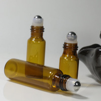 Bas quantité minimale de commande logo personnalisé sérigraphie 2ml 3ml 5ml 10ml parfum déodorant cosmétique mince grand verre rouleau sur bouteille